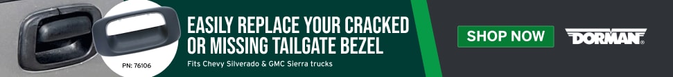 Easily Replace Your Cracked or Missing Tailgate Bezel. Fits Chevy Silverado & GMC Sierra Trucks. Shop Dorman Now.