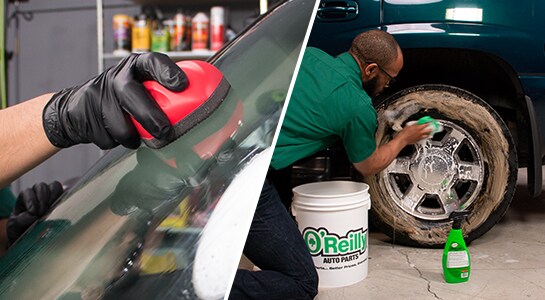 Step 3: Wash your vehicle: Using clay bar and cleaning tires