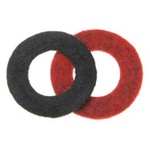 Red and Black Washers