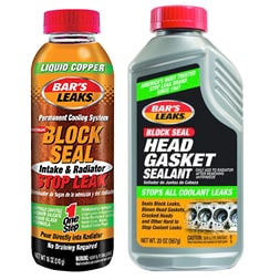 Bar's Leaks Cooling, Block and Head Gasket products