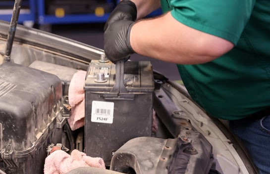 Removing the old battery