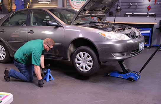 Step 13: Shut Off the Engine & Lower the Front End