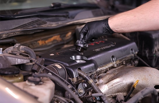 Step 5: Remove the Oil Fill Cap