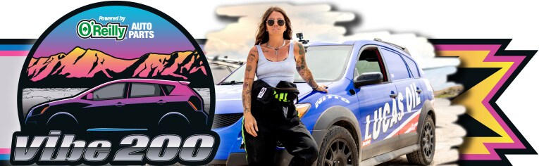 Vibe 200 Racer Rae Ripple Sponsored by Lucas Oil