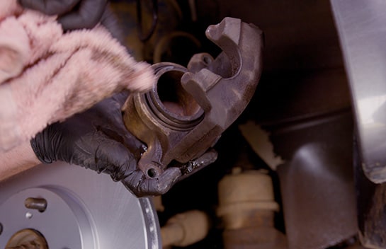 Step 10: Clean & Inspect the Caliper Piston