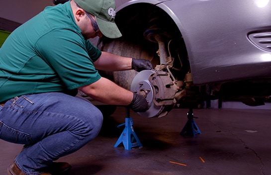 Step 19: Remove the Lug Nut & Caliper Hanger