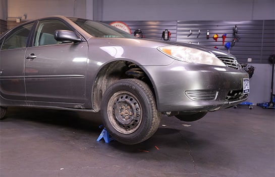 Step 2: Lift & Support the Front End