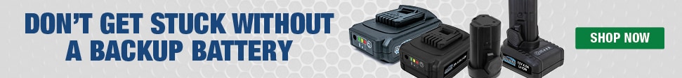 Don’t Get Stuck Without a Backup Battery. SHOP NOW