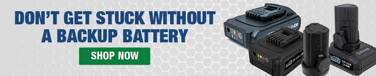 Don’t Get Stuck Without a Backup Battery. SHOP NOW