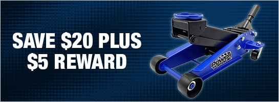 Save $20 plus $5 Reward - Power Torque Service Jack