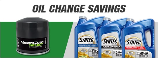 Oil Change Savings!