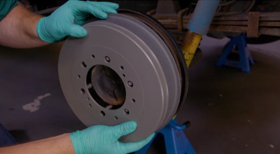 The brake drum you install should be new or resurfaced. 