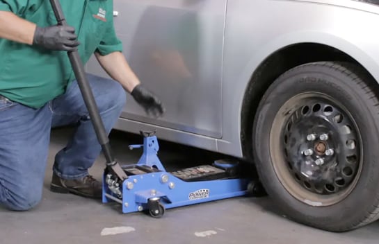 Lower the front end.