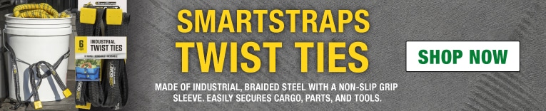 SmartStraps Twist Ties. Made of Industrial, Braided Steel with A Non-Slip Grip