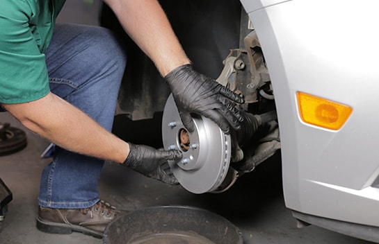 Install the new rotor, making sure to line up the hole for the T-30 screw.