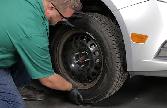 Reinstall the wheel.