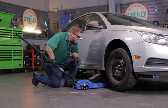 Lower the front end.