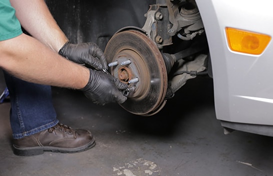 Use a T-30 bit to remove the screw securing the rotor, then remove the rotor.