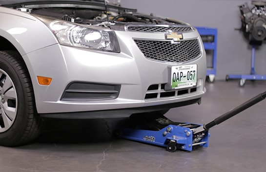 Lower the front end.