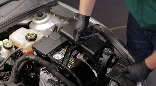 Reinstall the hold-down.