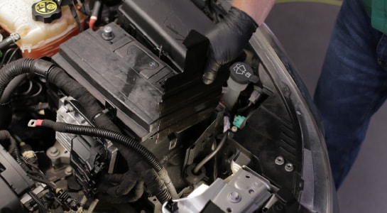 Remove the metal retainer plate.