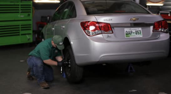 Reinstall your rear wheels.