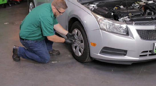 Reinstall wheel covers, if equipped.