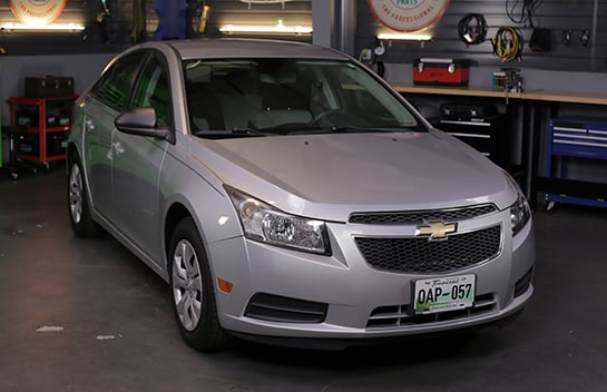2011-2015 Chevy Cruze in the O'Reilly Garage