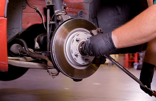 Use a breaker bar with our Axle Nut Socket Set to remove the axle nut.