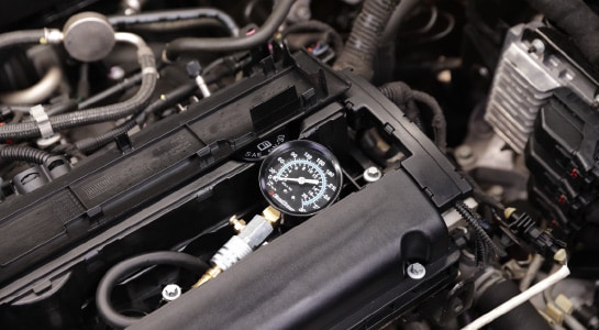 Get a compression reading from each cylinder.