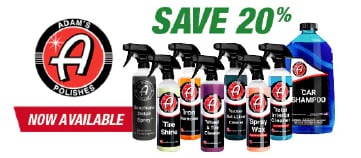 Save 20 percent on Adam's Polishes Select Car Care Products