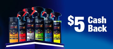 $5 cash back via check, Venmo,Or Paypal After rebate, when you buy $15 or more of any Armor All Podium SeriesCar Care Products. Limit 2 rebates per customer/household. Excludes Armor All Accessories.  
