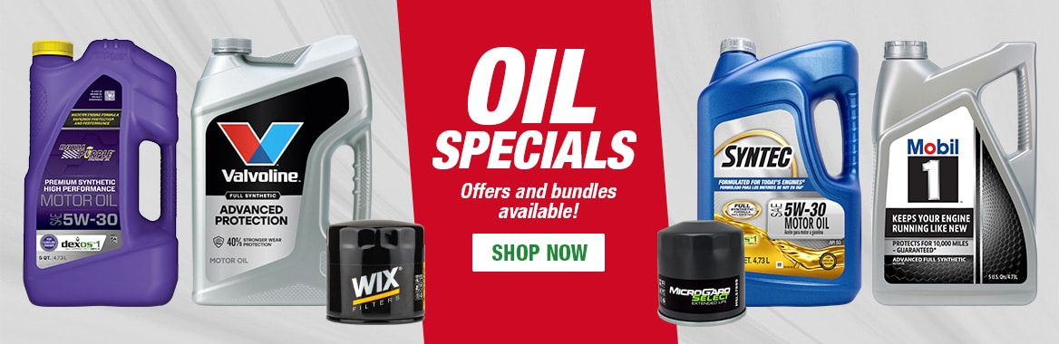 Oil Specials: Offers and Bundles Available! SHOP NOW