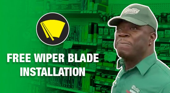 Free Wiper Blade Installation. Walk-In – No Appointment Team finds your exact blade fit Purchase wipers (all brands, all budgets) Installed for FREE in about 5 minutes
