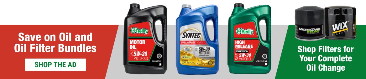 Save on Oil and Oil Filter Bundles: Shop Filters for Your Complete Oil Change. SHOP THE AD