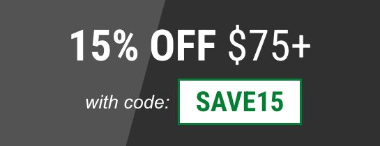 15% OFF $75 with code: SAVE15