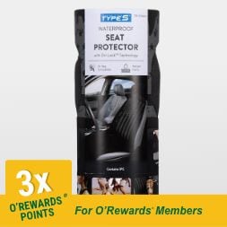 3x O'Rewards Points for O'Rewards Members on TYPE S Waterproof Seat Protector