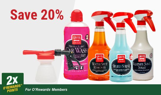 2x O'Rewards Points PLUS Save 20%