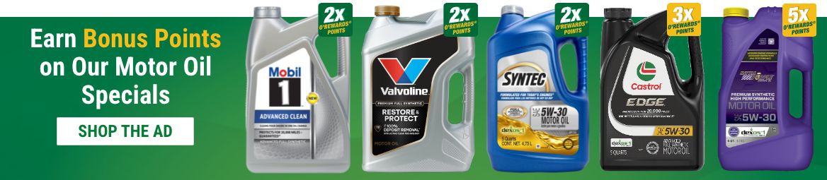 Earn Bonus Points on Our Motor Oil Specials. Shop the Ad.