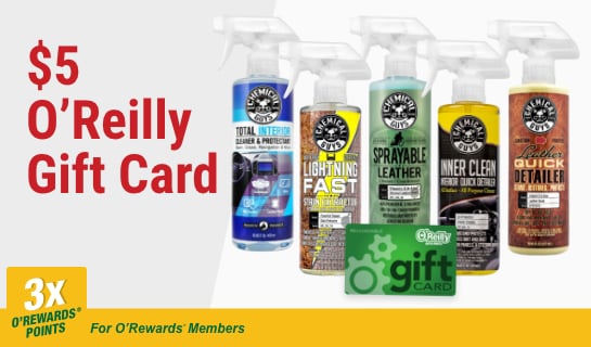 Get a $5 Gift Card + 3x O'Rewards Points