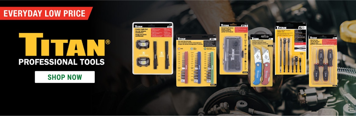 Titan Professional Tools. Everyday Low Price. SHOP NOW