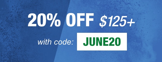 20% OFF $125+ WITH PROMO CODE: JUNE20, Online Only